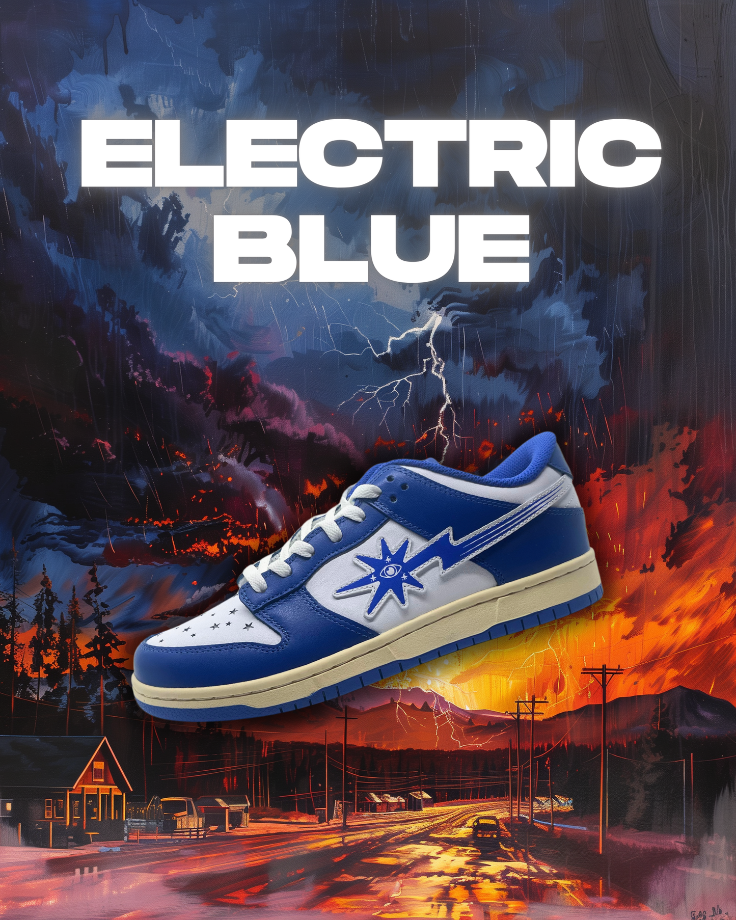 Shooting Star Low 'Electric Blue' Exclusive Sample